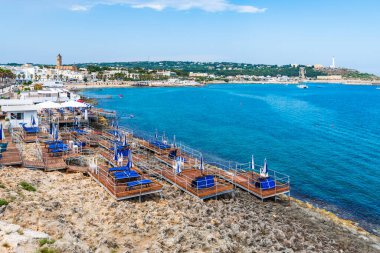 Santa Maria di Leuca 'nın manzarası, Salento, İtalya