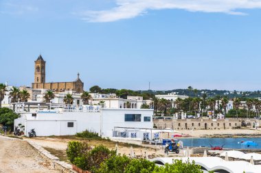 Santa Maria di Leuca 'nın manzarası, Salento, İtalya