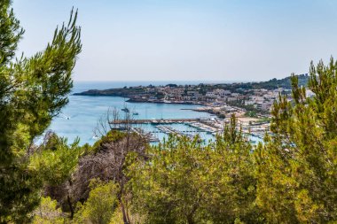 Santa Maria di Leuca 'nın manzarası, Salento, İtalya