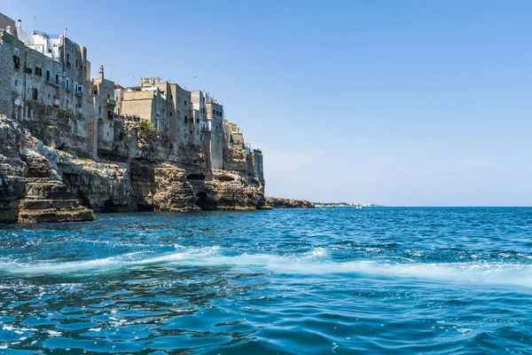 Polignano Mare Italy June 2019 Amazing View Polignano Mare Town — Stock Photo, Image