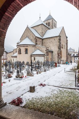 San Candido, Brunico, 02 Ocak 2019 Otdoor Kış Seferi
