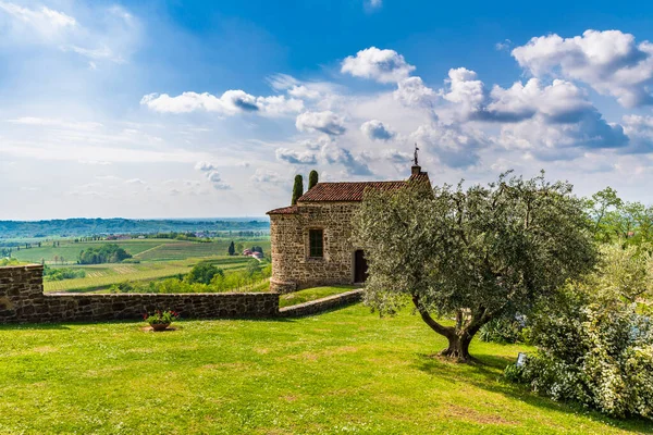 Blick Auf Das Alte Mittelalterliche Dorf Grünen — Stockfoto