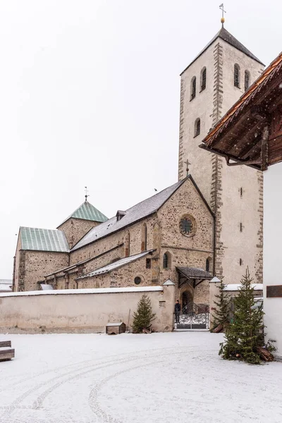 San Candido Brunico Janeiro 2019 Otdoor Inverno Vie Cidade — Fotografia de Stock