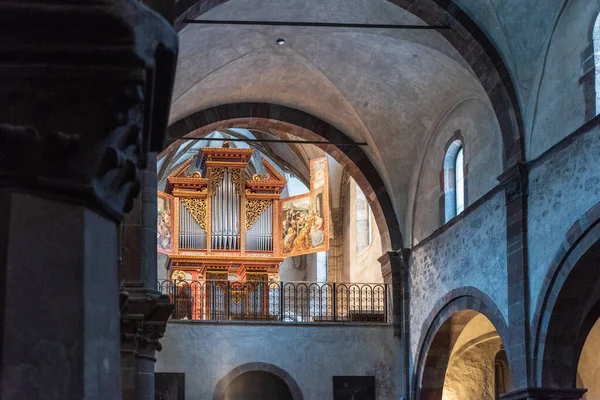 San Candido Brunico Ιανουαρίου 2019 Εσωτερικό Της Αρχαίας Εκκλησίας Στην — Φωτογραφία Αρχείου