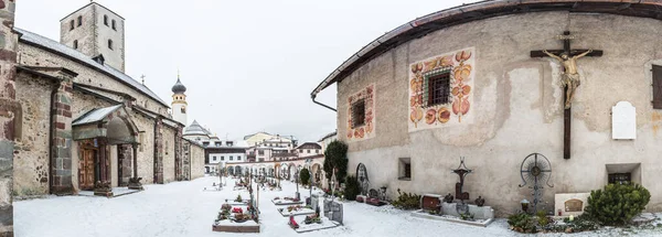 San Candido Brunico 2019 Otdoor Winter Vie City — 스톡 사진