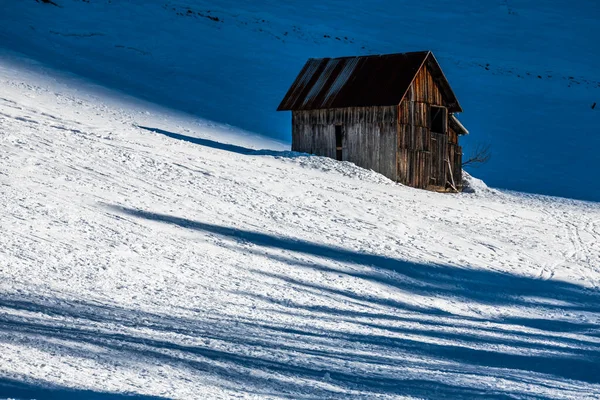 Vista Sappada Durante Invierno Italia —  Fotos de Stock