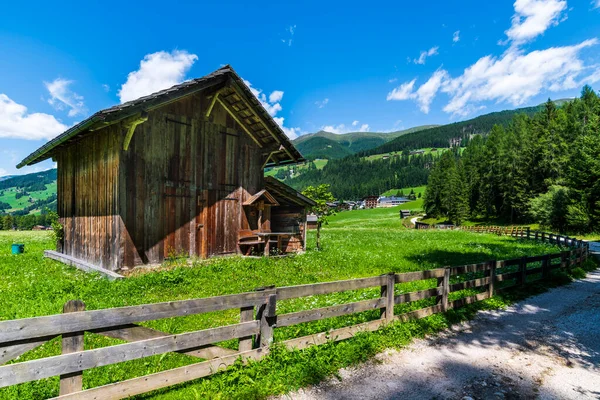 Vista Panorâmica Majestosa Paisagem Das Dolomitas Val Fiscalina Tirol Sul — Fotografia de Stock