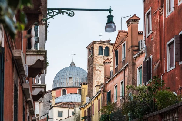 Februar 2019 Venedig Italien Straße Des Schönen Venedigs Während Des — Stockfoto