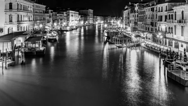 Vista Nocturna Ciudad Venecia Italia — Foto de Stock