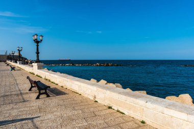 İtalyan Bari şehir mimarisinin güzel manzarası