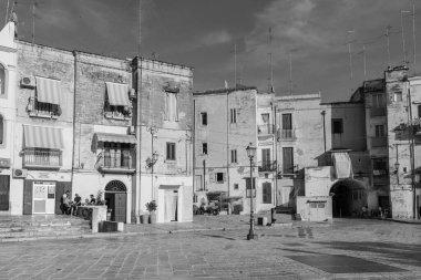 İtalyan Bari şehir mimarisinin güzel manzarası