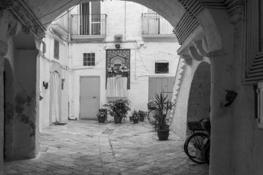 İtalyan Bari şehir mimarisinin güzel manzarası