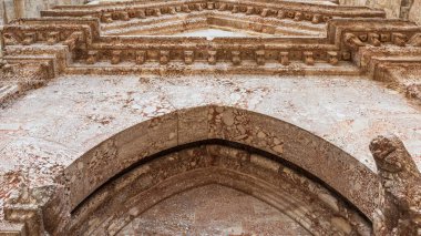 Castel del Monte, Kutsal Roma İmparatoru II. Frederick tarafından inşa edilmiş bir 13. yüzyıl kalesi. İtalya 