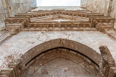 Castel del Monte, Kutsal Roma İmparatoru II. Frederick tarafından inşa edilmiş bir 13. yüzyıl kalesi. İtalya 
