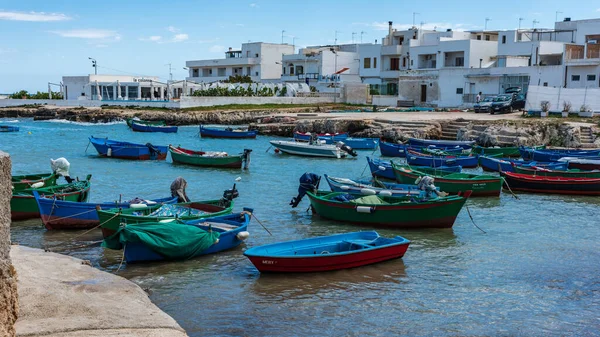 Αλιευτικά Σκάφη Στην Παραλία — Φωτογραφία Αρχείου