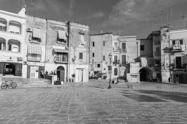 Bela Vista Antiga Arquitetura Cidade Italiana Bari — Fotografia de Stock