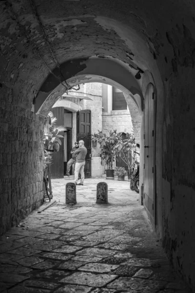 Piękny Widok Starą Włoską Architekturę Miasta Bari — Zdjęcie stockowe