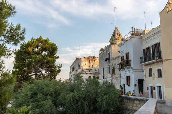 Piękny Widok Starą Włoską Architekturę Miasta Bari — Zdjęcie stockowe