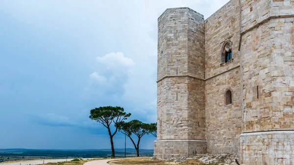 Castel Del Monte Una Fortezza Del Xiii Secolo Costruita Dall — Foto Stock