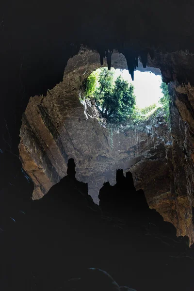 Höhlen Von Castellana Lichtklingen — Stockfoto