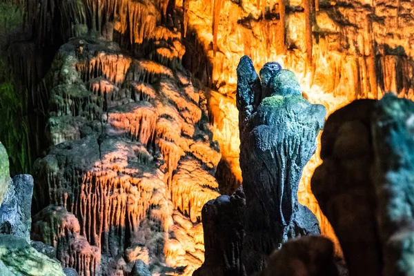 Jaskinie Castellana Ostrza Światła — Zdjęcie stockowe