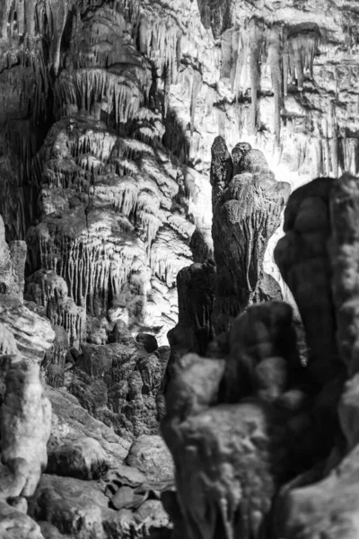 Печери Кастеллана Сліди Світла — стокове фото