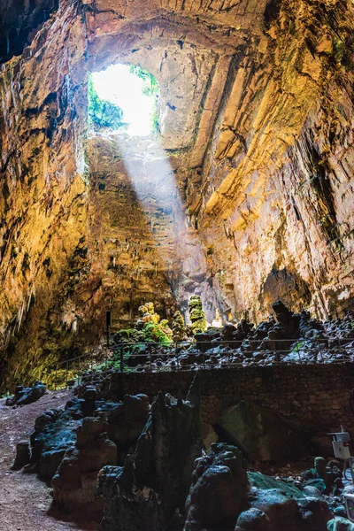 Grottes Castellana Lames Lumière — Photo