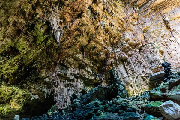 Grottes Castellana Lames Lumière — Photo