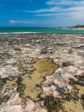 Monopoli 'de güzel deniz ve sahil