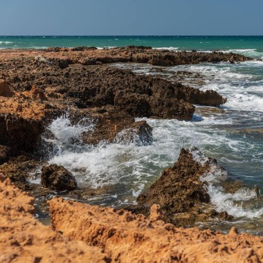 Monopoli yakınlarındaki deniz manzarası harika.