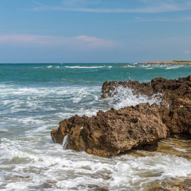 Monopoli yakınlarındaki deniz manzarası harika.