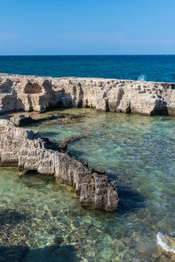 Monopoli yakınlarındaki deniz manzarası harika.