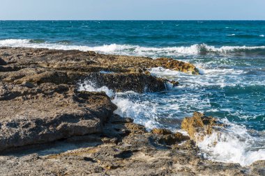 Monopoli 'de güzel deniz ve sahil