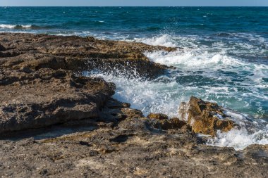 Monopoli 'de güzel deniz ve sahil