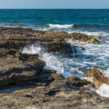 Monopoli 'de güzel deniz ve sahil