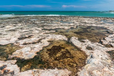 Monopoli 'de güzel deniz ve sahil