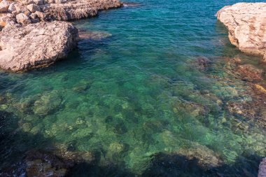 Monopoli 'de güzel deniz ve sahil