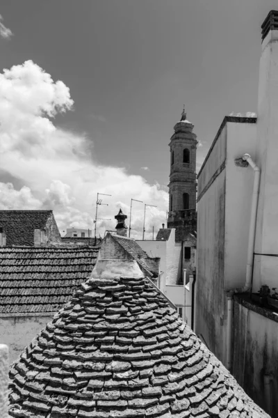 Locorotondo Sommarsolen Varm Apulien — Stockfoto