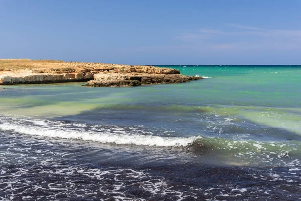 Bellissimo Mare Costa Monopoli — Foto Stock