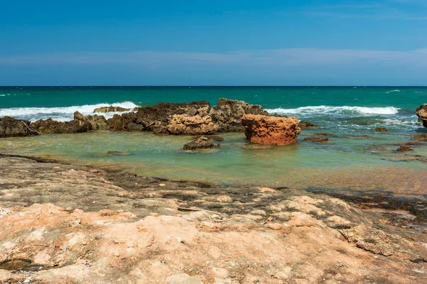 Hermoso Mar Costa Monopoli — Foto de Stock