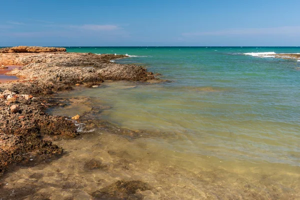 Wunderschönes Meer Und Küste Bei Monopoli — Stockfoto