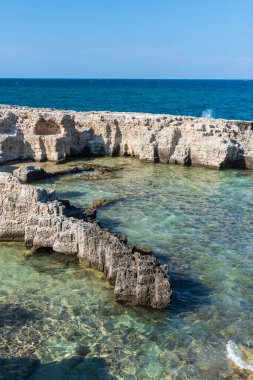 Monopoli yakınlarındaki deniz manzarası harika.