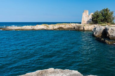 Monopoli yakınlarındaki deniz manzarası harika.