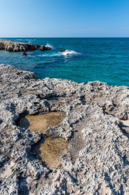 Monopoli yakınlarındaki deniz manzarası harika.