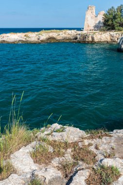 Monopoli yakınlarındaki deniz manzarası harika.