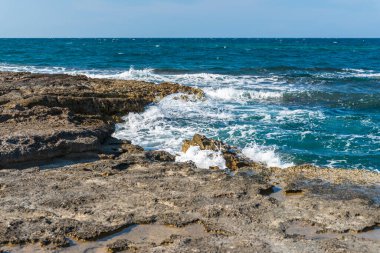 Monopoli yakınlarındaki deniz manzarası harika.