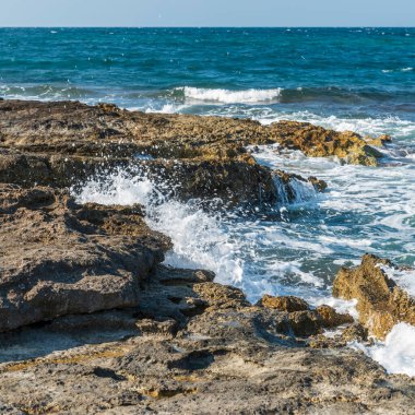 Monopoli yakınlarındaki deniz manzarası harika.