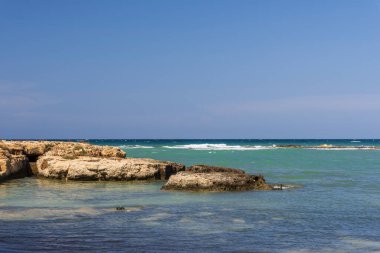 Monopoli yakınlarındaki deniz manzarası harika.