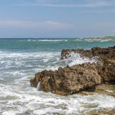 Monopoli yakınlarındaki deniz manzarası harika.