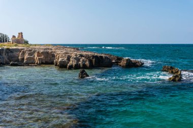 Monopoli yakınlarındaki deniz manzarası harika.